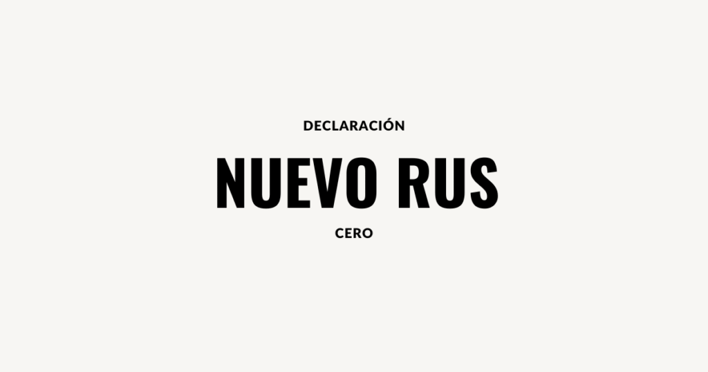 nuevo rus cero