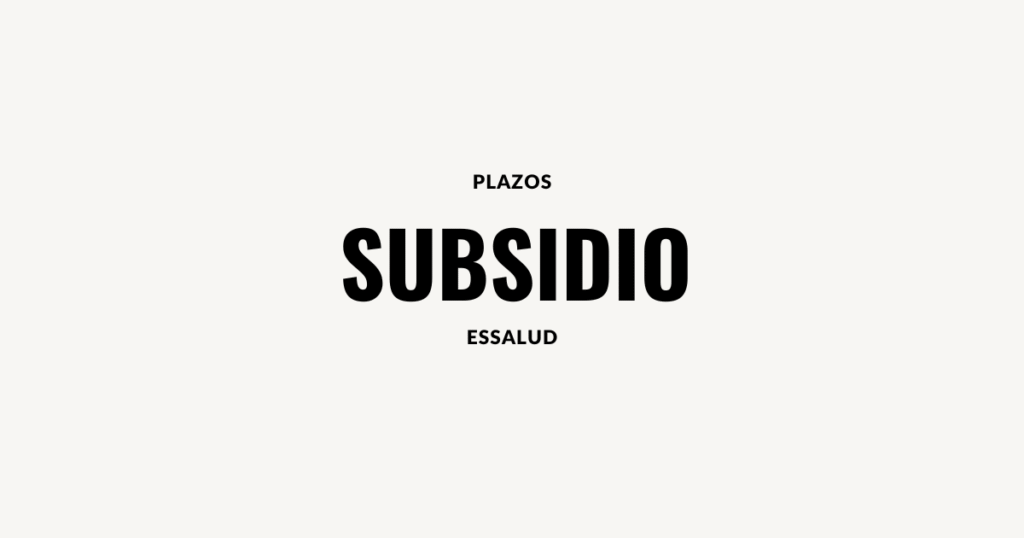 plazos subsidio essalus