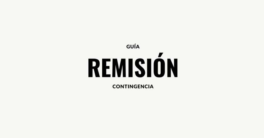 guia remision contingencia