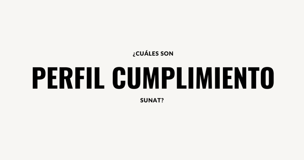 cuales son los perfiles de cumplimiento