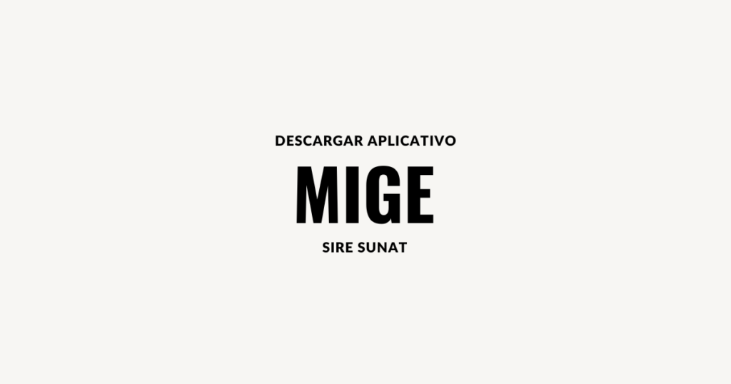 descargar aplicativo mige