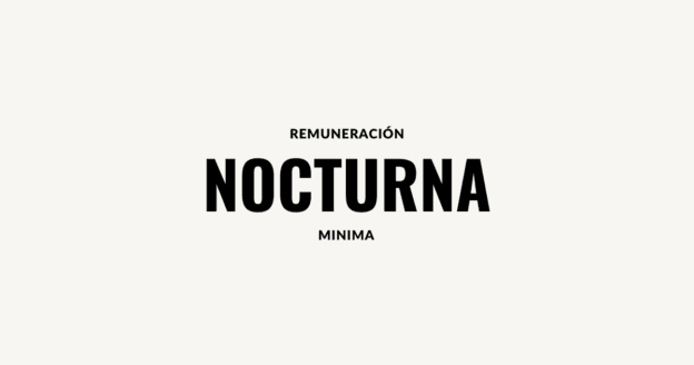 remuneracion minima nocturna