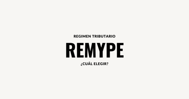 Regimen Tributario REMYPE