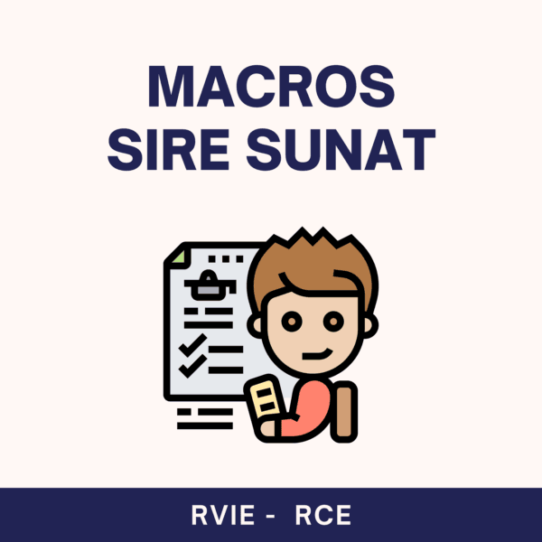 Macros Excel SIRE SUNAT