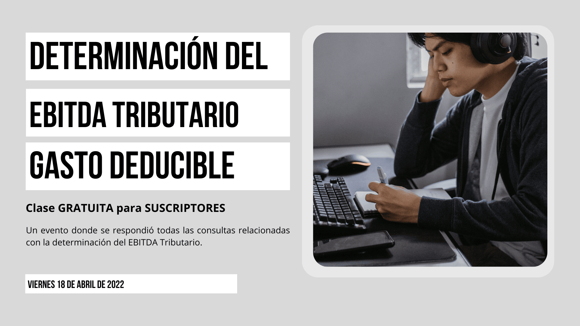 Determinación Ebitda Tributario