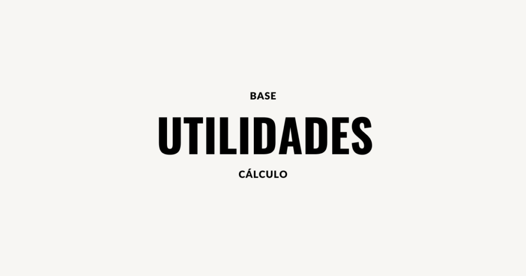 base calculo utilidades