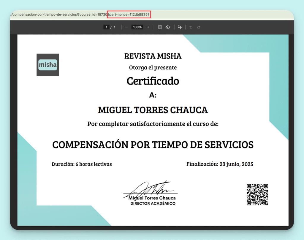 Certidicado Digital Cursos Revista Misha