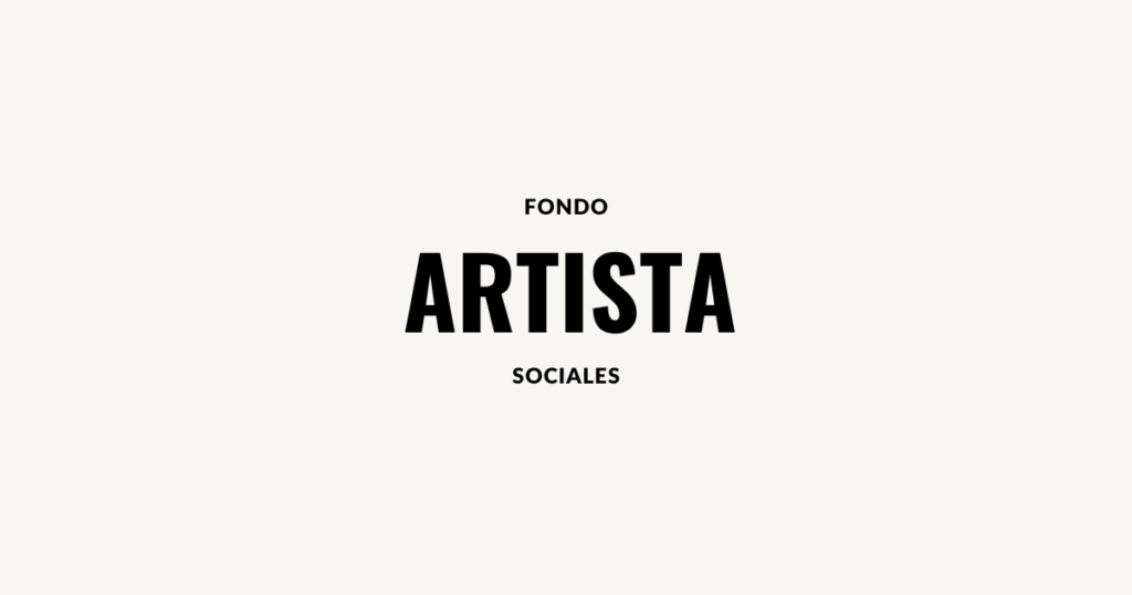 Fondo Sociales Artistas