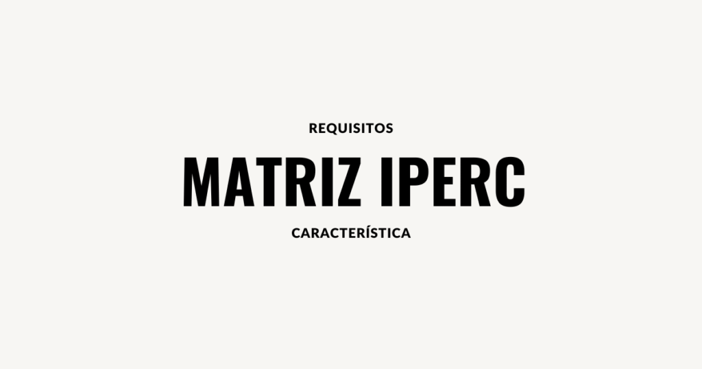 Matriz IPERC