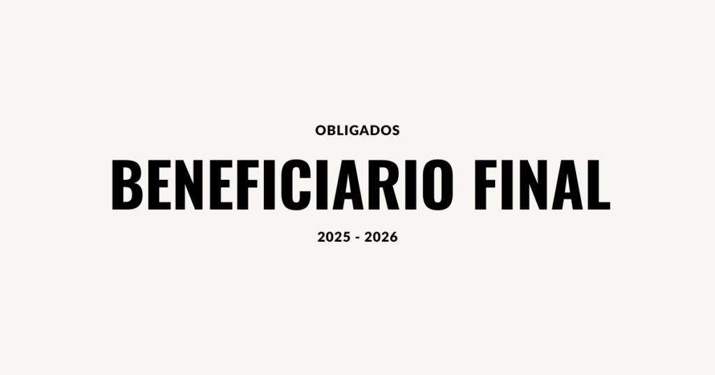 Obligados Beneficiario Final