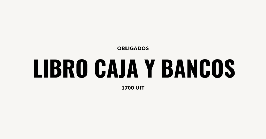 Libro caja y bancos