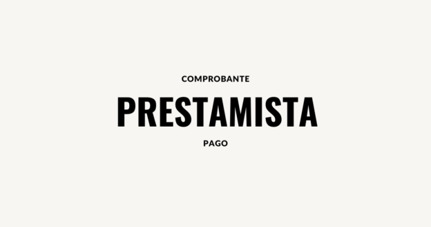 comprobante de pago prestamista