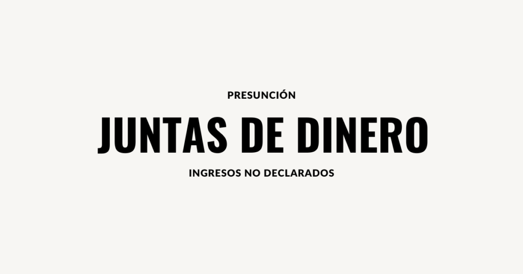 juntas de dinero