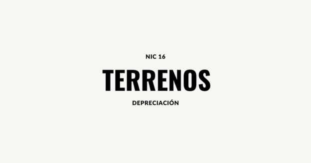 terrenos depreciacion