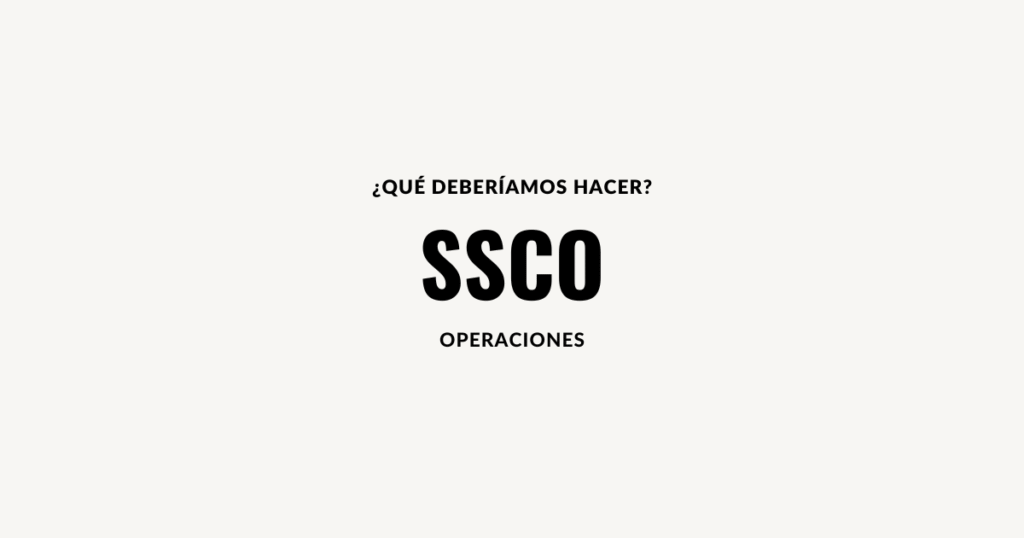 operaciones SCCO