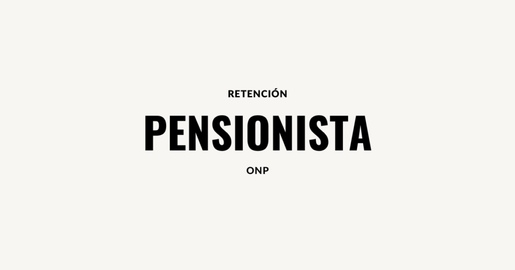 regimen pensionista ONP