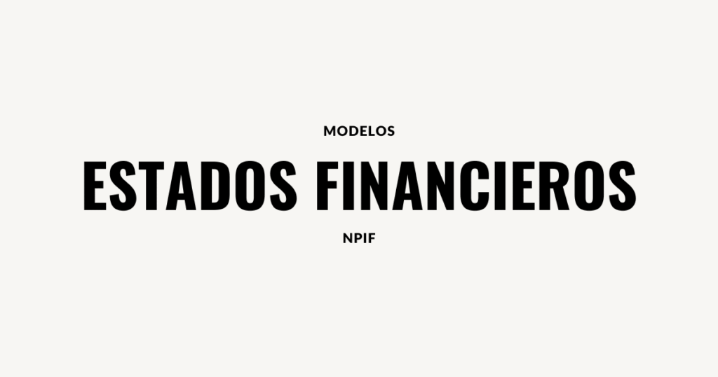 Modelos Estados Financieros