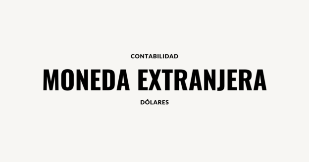 contabilidad en moneda extranjera