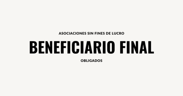 asociaciones beneficiario final