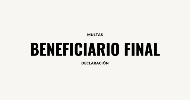 multas por beneficiario final