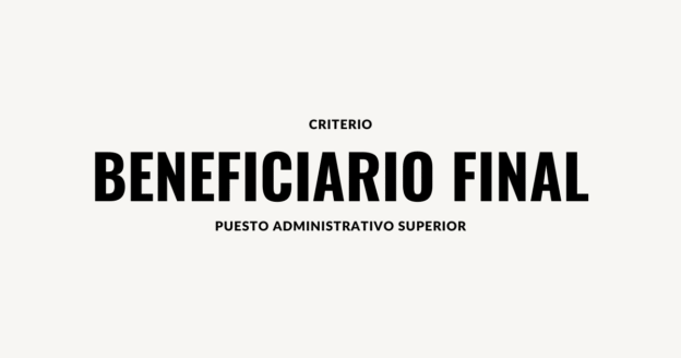 criterio puesto administrativo superior