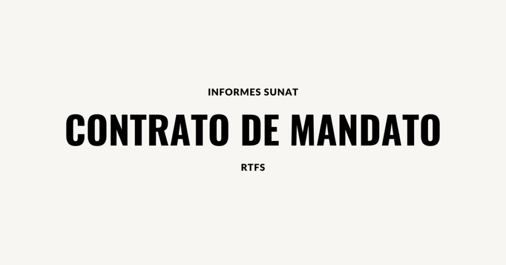 contrato de mandato