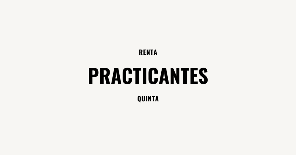 Practicantes Renta Quinta Categoria