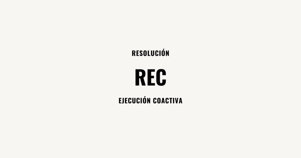 resolucion ejecucion coactiva
