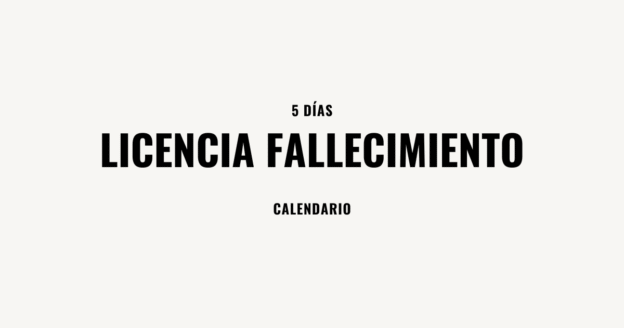licencia de fallecimiento