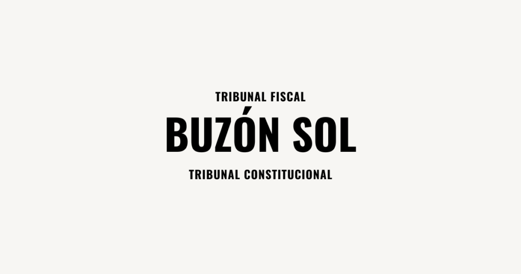 buzon sol tribunal fiscal