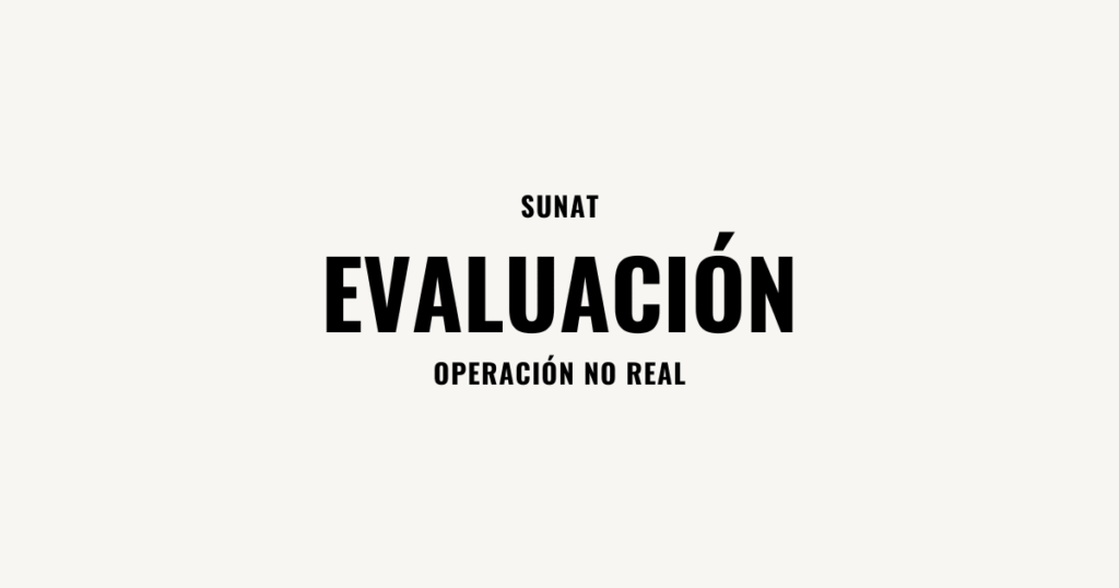 Sunat evaluacion de pruebas