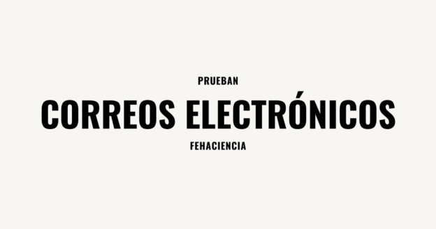 correos electronicos fehaciencia gastos
